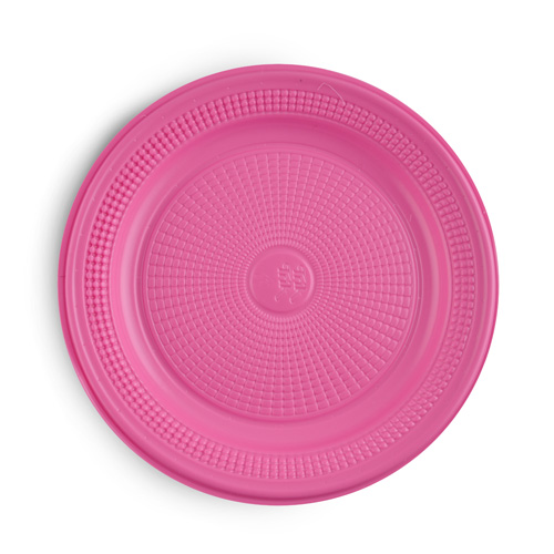 PRATO PLÁSTICO KIREY P15 ROSA C/10 - Imagem 3