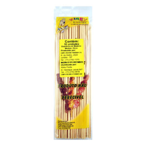 ESPETO MADEIRA KIREY CHURRASCO C/50