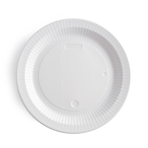 PRATO PLÁSTICO P-21 BRANCO C/10 - Imagem 3