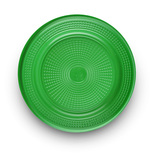 PRATO PLÁSTICO KIREY P15 VERDE C/10 - Imagem 2
