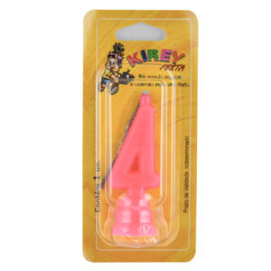VELA KIREY NUMERADA ROSA N.4