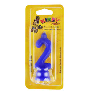 VELA KIREY NUMERADA AZUL N.2