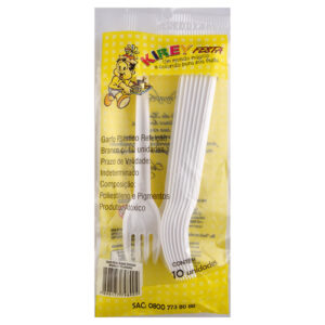 GARFO REFEIÇÃO BRANCO C/10 KIREY