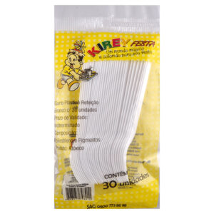 GARFO REFEIÇÃO BRANCO C/30 KIREY