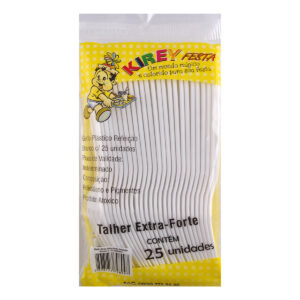 GARFO REFEIÇÃO EXTRA-FORTE BRANCO C/25 KIREY