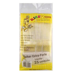 GARFO REFEIÇÃO EXTRA-FORTE CRISTAL C/25 KIREY
