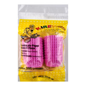 FORMINHA PAPEL LISA N.5 ROSA C/200 KIREY