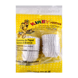 FORMINHA PAPEL LISA N.6 BRANCO C/200 KIREY