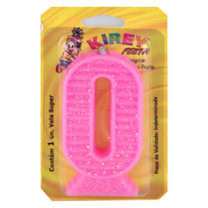 VELA KIREY NUMERADA SUPER ROSA N.0