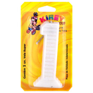 VELA KIREY NUMERADA SUPER BRANCA N.1