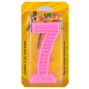 VELA KIREY NUMERADA ROSA N.7