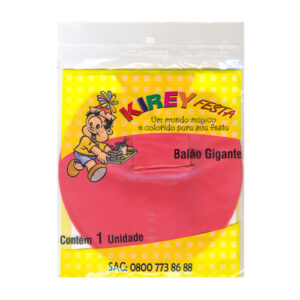 BALÃO KIREY LATEX BIG VERMELHO C/1