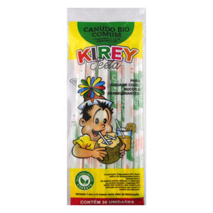 Canudo Biodegradável c/ 30 unidades Kirey Festa