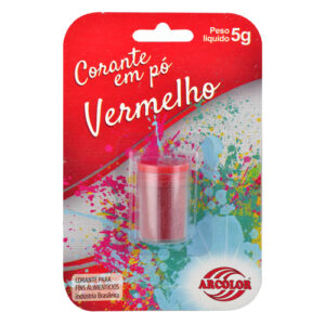 Corante Alimentício Vermelho em Pó 5g | Kirey Festa