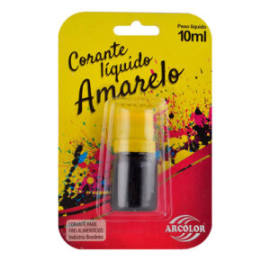 7896226370781 - corante liquido amarelo - Kirey Festa