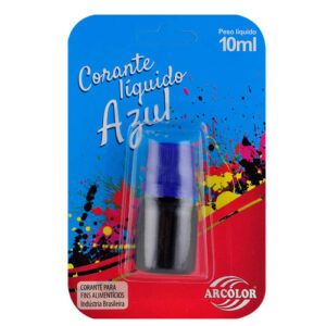 Corante Líquido Azul Alimentício 10ml | Kirey Festa