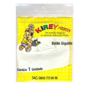 BALÃO KIREY LATEX BIG BRANCO C/1
