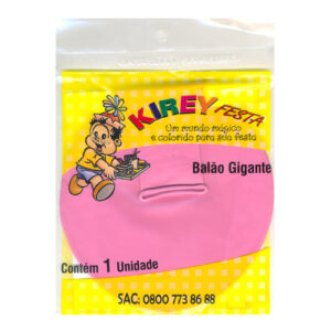 BALÃO KIREY LATEX BIG ROSA C/1